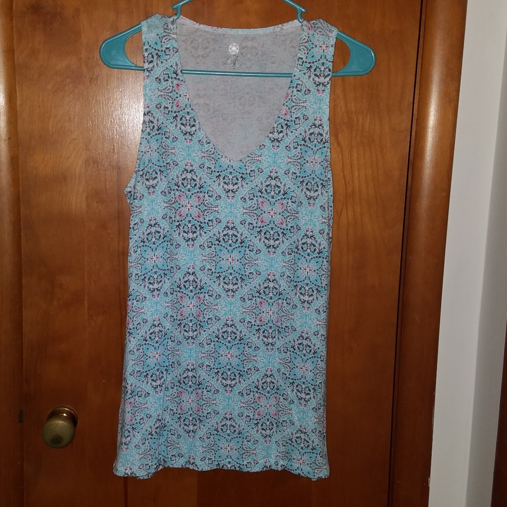 Gaiam Floral Damask Tank Top